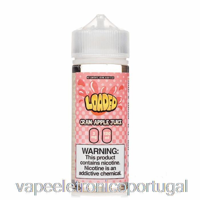 Vape Eletrônico Cran Apple - E-líquido Carregado - Implacável - 120ml 6mg